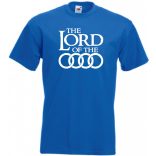 Humor autó fan Lord of the Audi férfi rövid ujjú póló