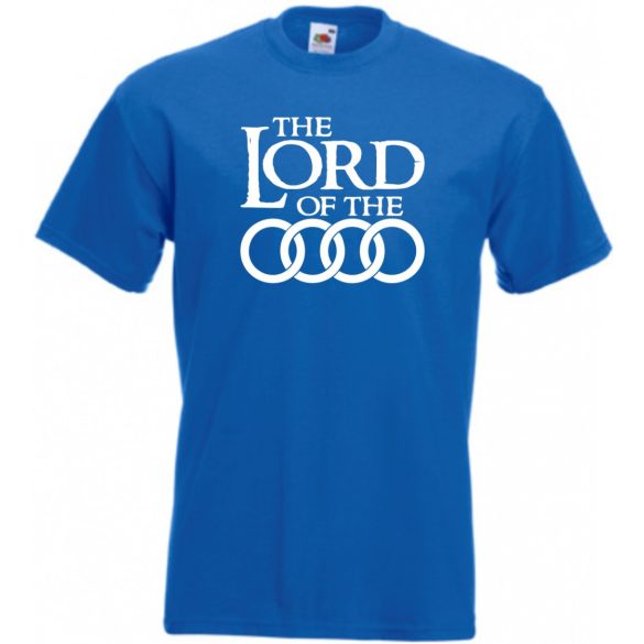 Humor autó fan Lord of the Audi férfi rövid ujjú póló