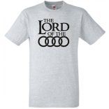 Humor autó fan Lord of the Audi férfi rövid ujjú póló