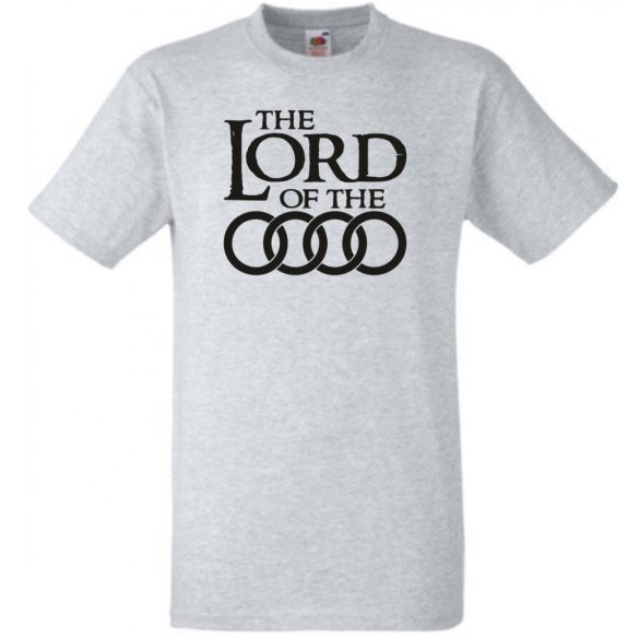 Humor autó fan Lord of the Audi férfi rövid ujjú póló