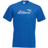 Autó fan S Line Quattro férfi rövid ujjú póló