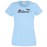 Autó fan S Line Quattro női rövid ujjú póló