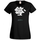 Retro Zene rajongó Pink Floyd -A női rövid ujjú póló