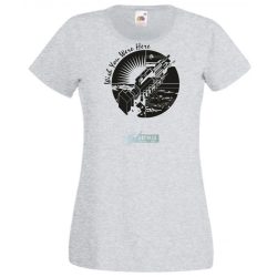   Retro Zene rajongó Pink Floyd - Wish You ... női rövid ujjú póló