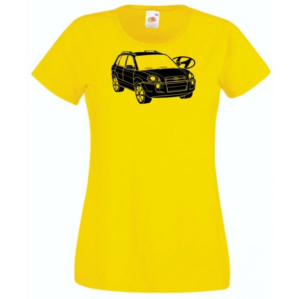 Auto fan Hyundai Tuscon női rövid ujjú póló