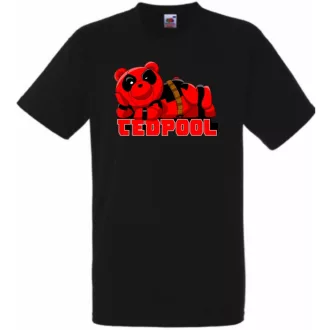   Humor hősök TedPool - Deadpool stílusban gyerek rövid ujjú póló