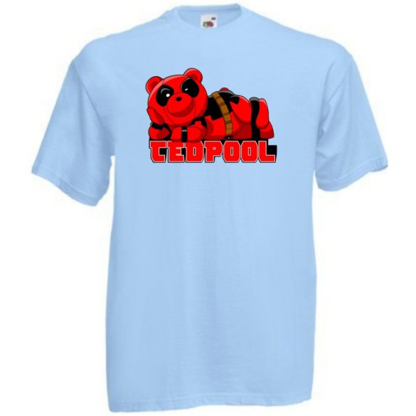 Humor hősök TedPool - Deadpool stílusban gyerek rövid ujjú póló