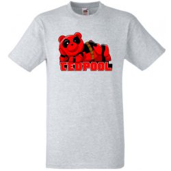   Humor hősök TedPool - Deadpool stílusban férfi rövid ujjú póló