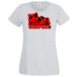 Humor hősök TedPool - Deadpool stílusban női rövid ujjú póló