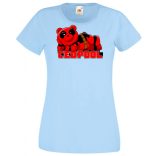 Humor hősök TedPool - Deadpool stílusban női rövid ujjú póló