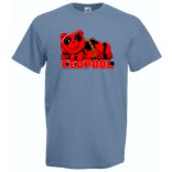 Humor hősök TedPool - Deadpool stílusban férfi rövid ujjú póló