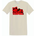 Humor hősök TedPool - Deadpool stílusban férfi rövid ujjú póló