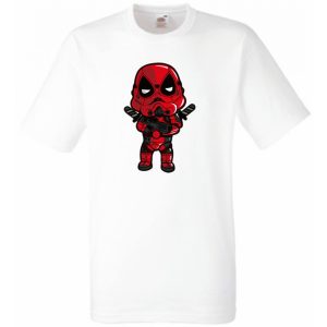 Humor hősök DeadTrooper - Deadpool stílusban férfi rövid ujjú póló