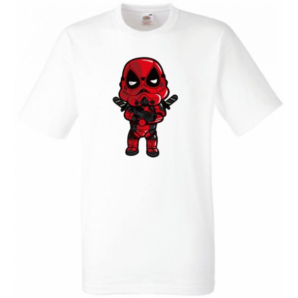 Humor hősök DeadTrooper - Deadpool stílusban férfi rövid ujjú póló