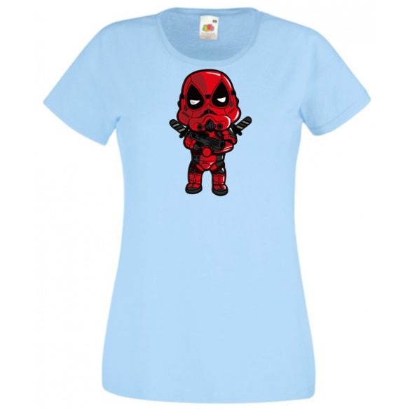Humor hősök DeadTrooper - Deadpool stílusban női rövid ujjú póló