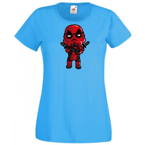 Humor hősök DeadTrooper - Deadpool stílusban női rövid ujjú póló