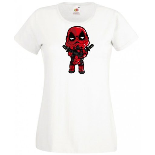 Humor hősök DeadTrooper - Deadpool stílusban női rövid ujjú póló