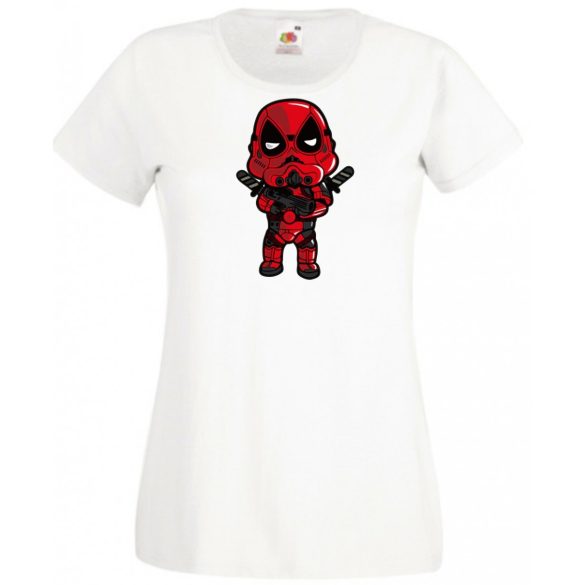 Humor hősök DeadTrooper - Deadpool stílusban női rövid ujjú póló
