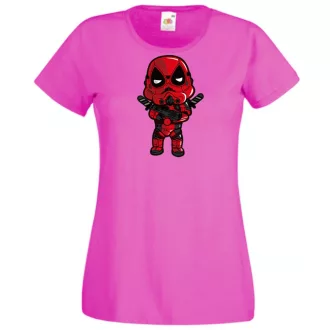   Humor hősök DeadTrooper - Deadpool stílusban női rövid ujjú póló