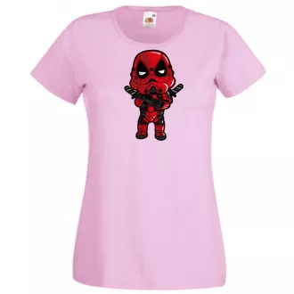   Humor hősök DeadTrooper - Deadpool stílusban női rövid ujjú póló
