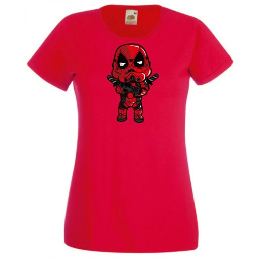 Humor hősök DeadTrooper - Deadpool stílusban női rövid ujjú póló
