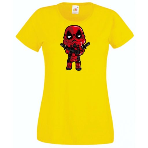 Humor hősök DeadTrooper - Deadpool stílusban női rövid ujjú póló