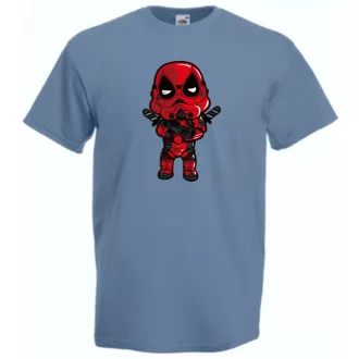   Humor hősök DeadTrooper - Deadpool stílusban férfi rövid ujjú póló