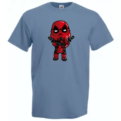 Humor hősök DeadTrooper - Deadpool stílusban férfi rövid ujjú póló