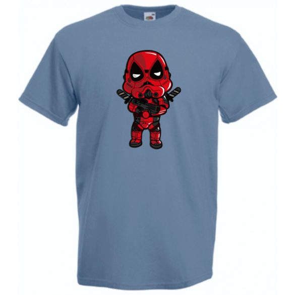 Humor hősök DeadTrooper - Deadpool stílusban férfi rövid ujjú póló