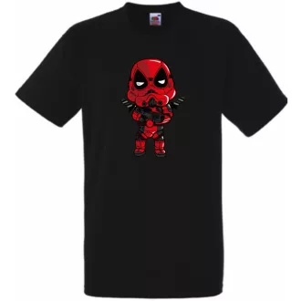   Humor hősök DeadTrooper - Deadpool stílusban férfi rövid ujjú póló