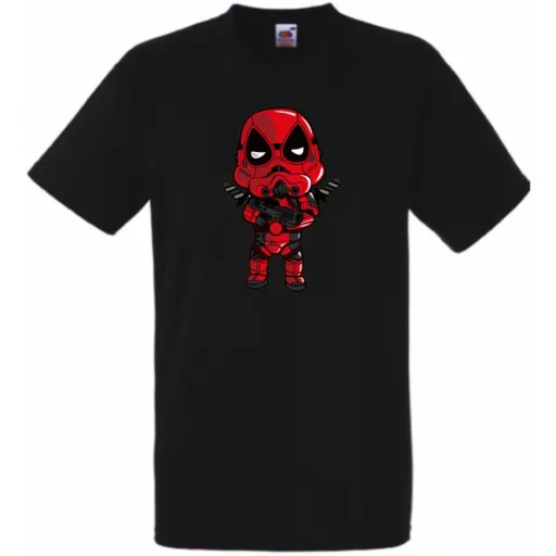 Humor hősök DeadTrooper - Deadpool stílusban férfi rövid ujjú póló