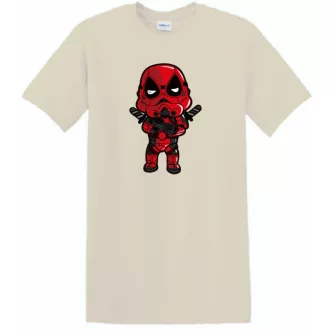   Humor hősök DeadTrooper - Deadpool stílusban férfi rövid ujjú póló