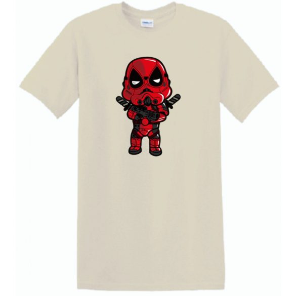 Humor hősök DeadTrooper - Deadpool stílusban férfi rövid ujjú póló