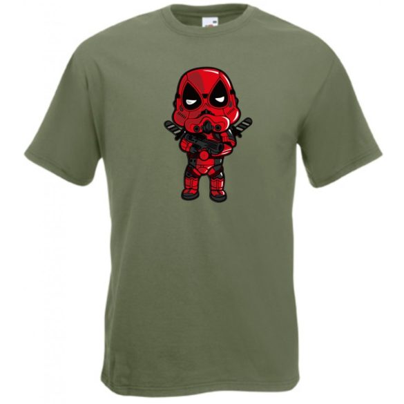 Humor hősök DeadTrooper - Deadpool stílusban férfi rövid ujjú póló