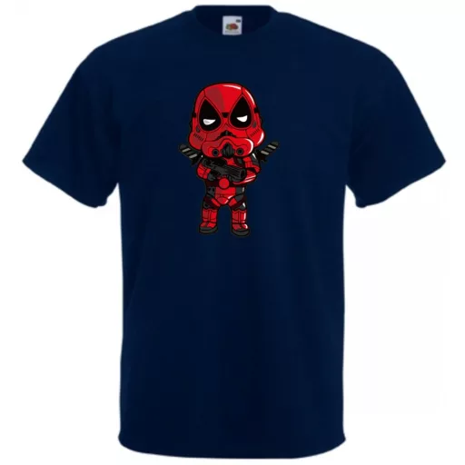 Humor hősök DeadTrooper - Deadpool stílusban férfi rövid ujjú póló
