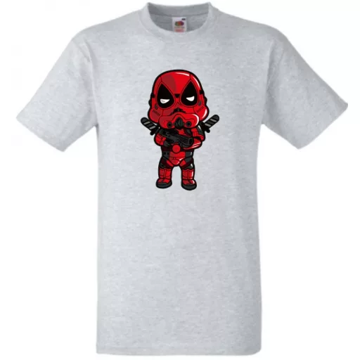 Humor hősök DeadTrooper - Deadpool stílusban férfi rövid ujjú póló