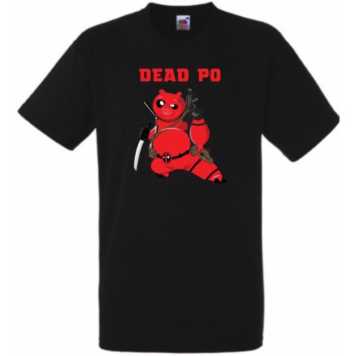 Humor hősök DeadPo - Deadpool stílusban gyerek rövid ujjú póló