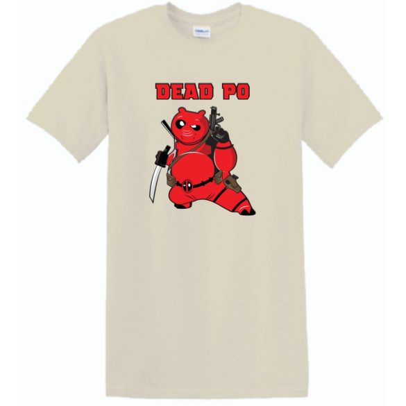 Humor hősök DeadPo - Deadpool stílusban férfi rövid ujjú póló