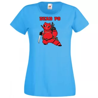   Humor hősök DeadPo - Deadpool stílusban női rövid ujjú póló