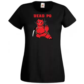   Humor hősök DeadPo - Deadpool stílusban női rövid ujjú póló
