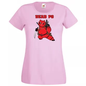   Humor hősök DeadPo - Deadpool stílusban női rövid ujjú póló