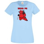 Humor hősök DeadPo - Deadpool stílusban női rövid ujjú póló