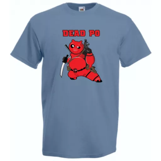 Humor hősök DeadPo - Deadpool stílusban férfi rövid ujjú póló