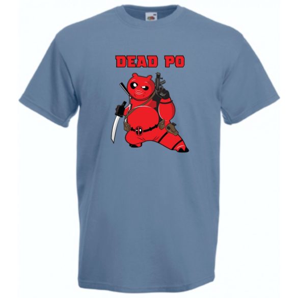Humor hősök DeadPo - Deadpool stílusban férfi rövid ujjú póló