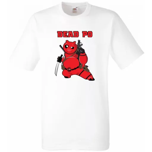 Humor hősök DeadPo - Deadpool stílusban férfi rövid ujjú póló
