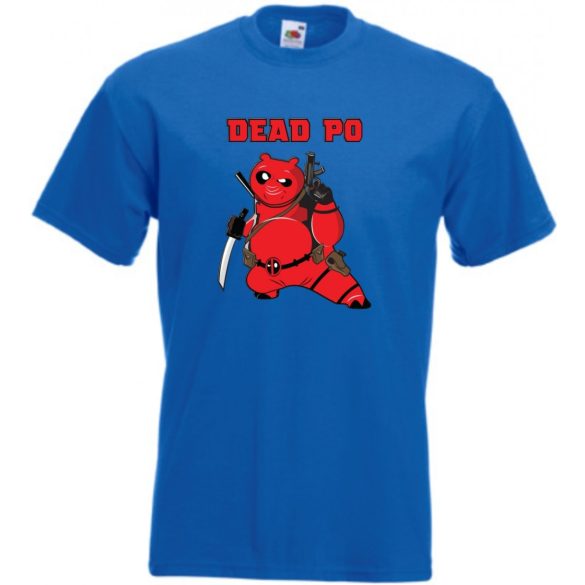 Humor hősök DeadPo - Deadpool stílusban férfi rövid ujjú póló