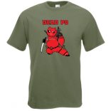 Humor hősök DeadPo - Deadpool stílusban férfi rövid ujjú póló