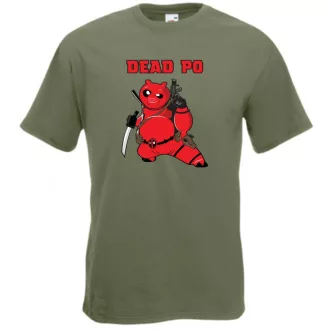   Humor hősök DeadPo - Deadpool stílusban férfi rövid ujjú póló