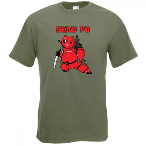 Humor hősök DeadPo - Deadpool stílusban férfi rövid ujjú póló