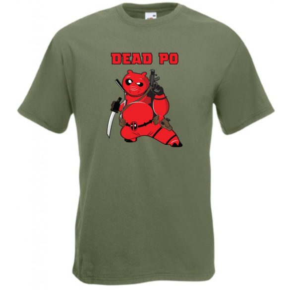 Humor hősök DeadPo - Deadpool stílusban férfi rövid ujjú póló